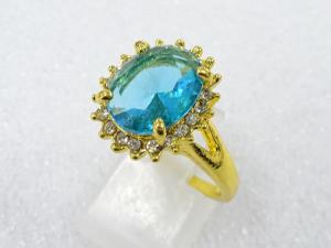 色石　指輪(18号)